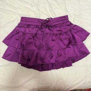 ruffle skort